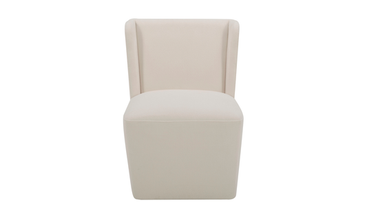 SILLA DE COMEDOR CON RUEDAS CORMAC TEJIDO DE ALTO RENDIMIENTO