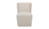 SILLA DE COMEDOR CON RUEDAS CORMAC TEJIDO DE ALTO RENDIMIENTO