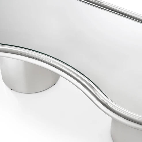 Sorya 51" Chrome Coffee Table