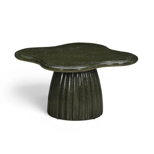 Addison 32" Green Concrete Indoor/Outdoor Coffee Table