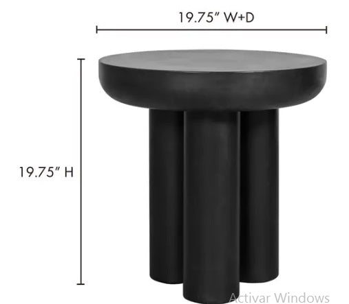Rocca Side Table Black
