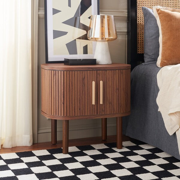 Tealla 2 Tambour Door Nightstand