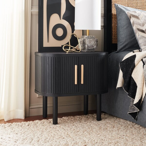 Tealla 2 Tambour Door Nightstand
