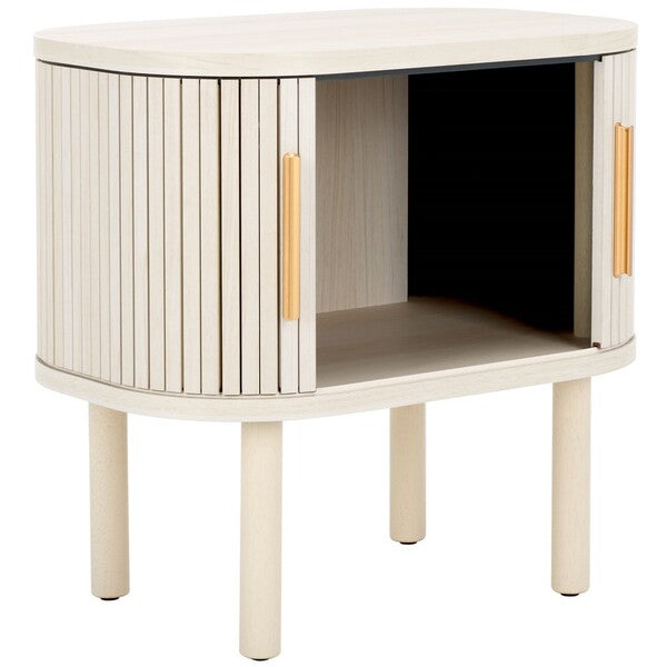 Tealla 2 Tambour Door Nightstand