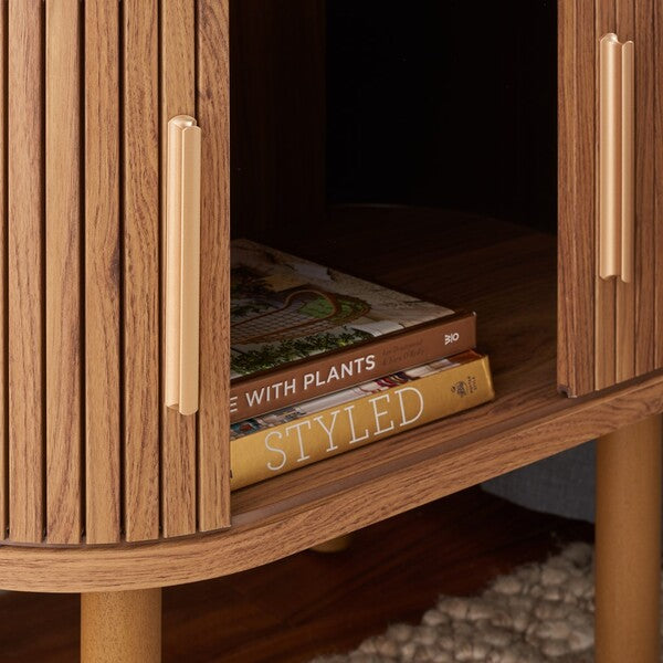 Tealla 2 Tambour Door Nightstand