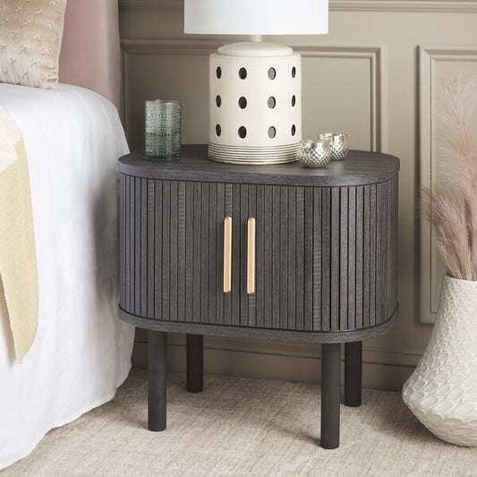 Tealla 2 Tambour Door Nightstand