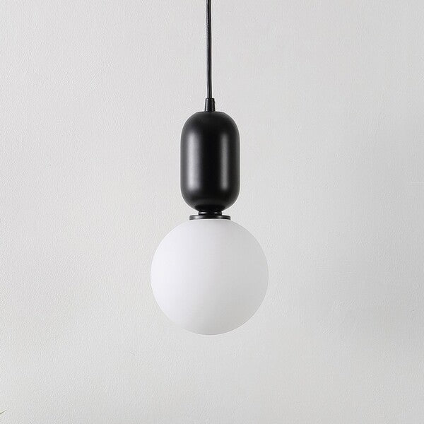 AMAGIRI, GLASS / IRON PENDANT - SET OF 3