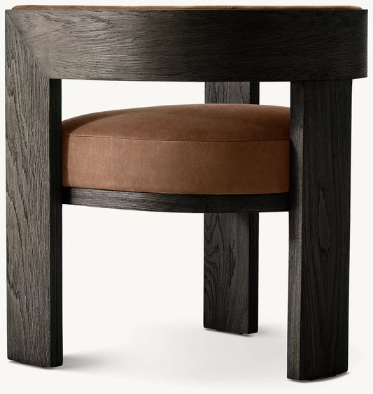 Elgin Leather Dining Armchair