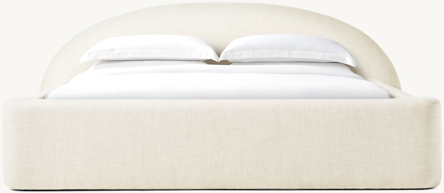 QUIN FABRIC PANEL BED