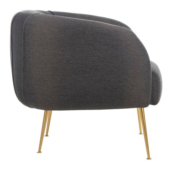 Silla decorativa de mezcla de poliéster Alena