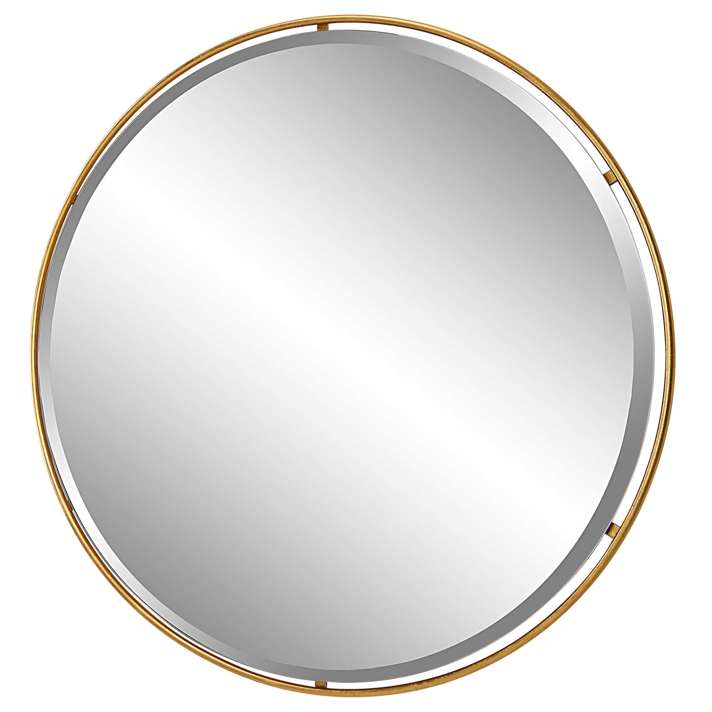 CANILLO ROUND MIRROR, GOLD
