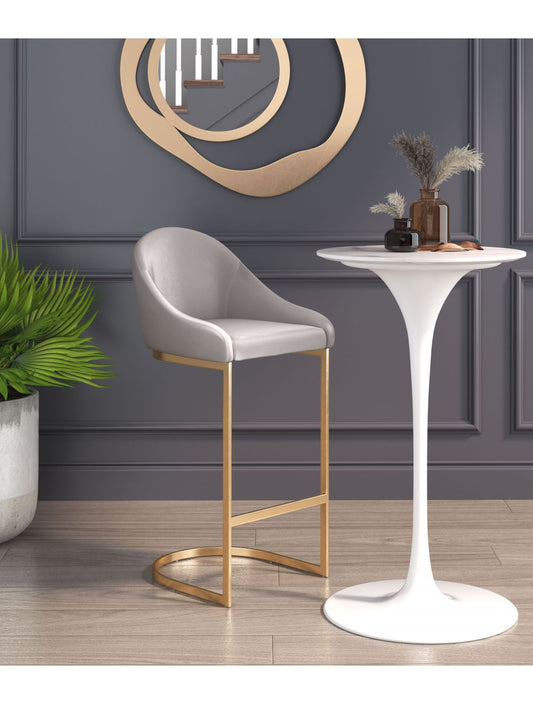 Silla de bar Scott Gris