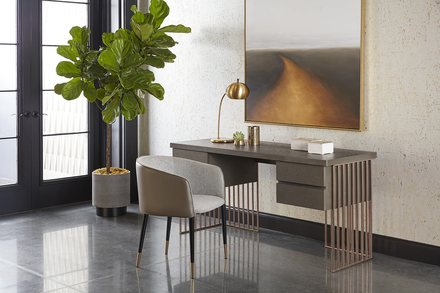 Silla con brazo Asher