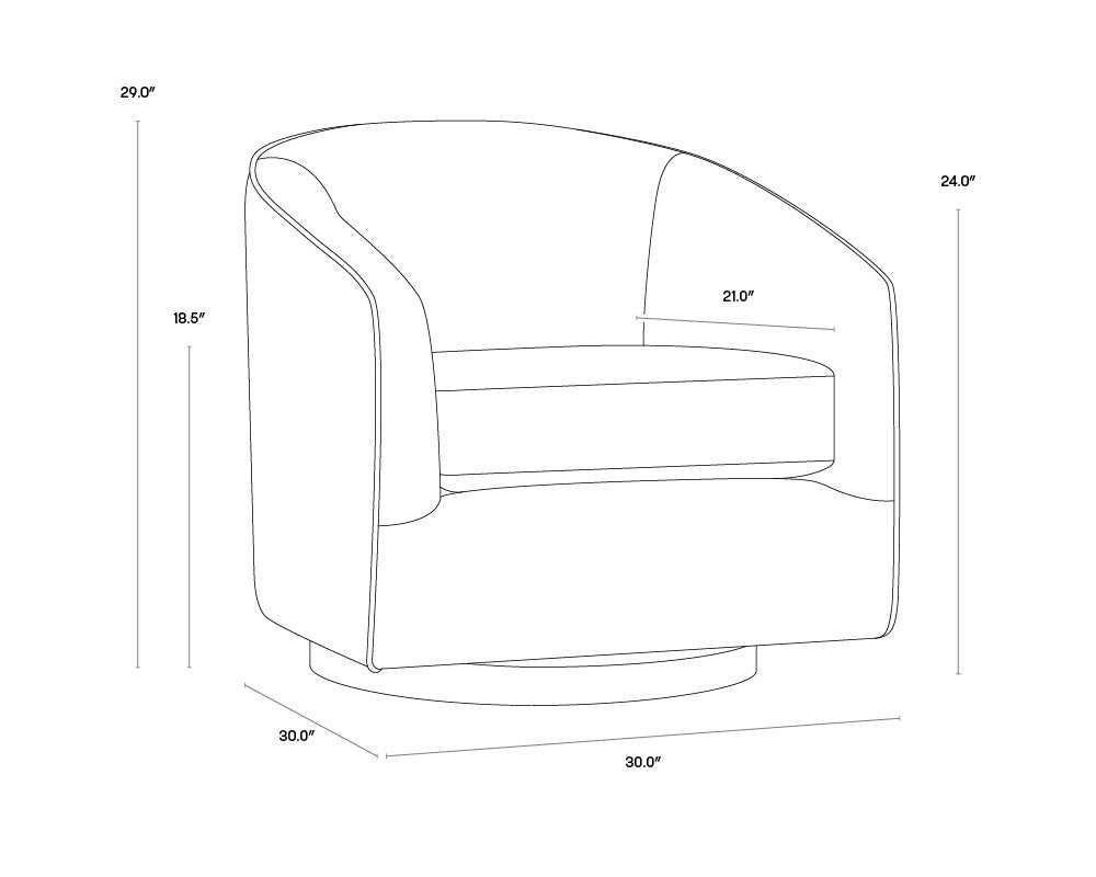 Silla Hazel Swivel