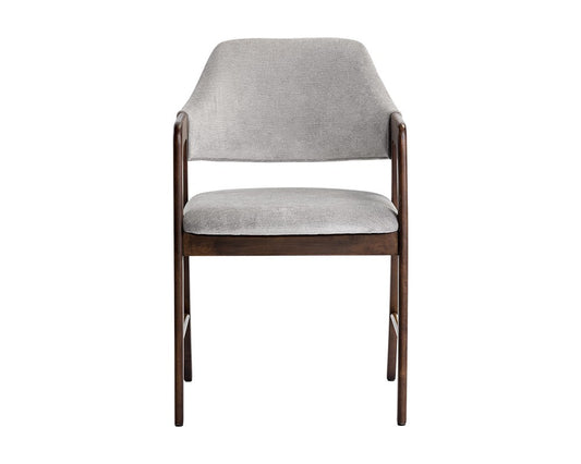Milton Dining Armchair - Smoke Acacia