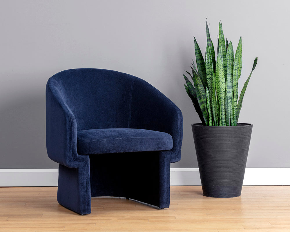 Lauryn Lounge Chair- Danny Navy