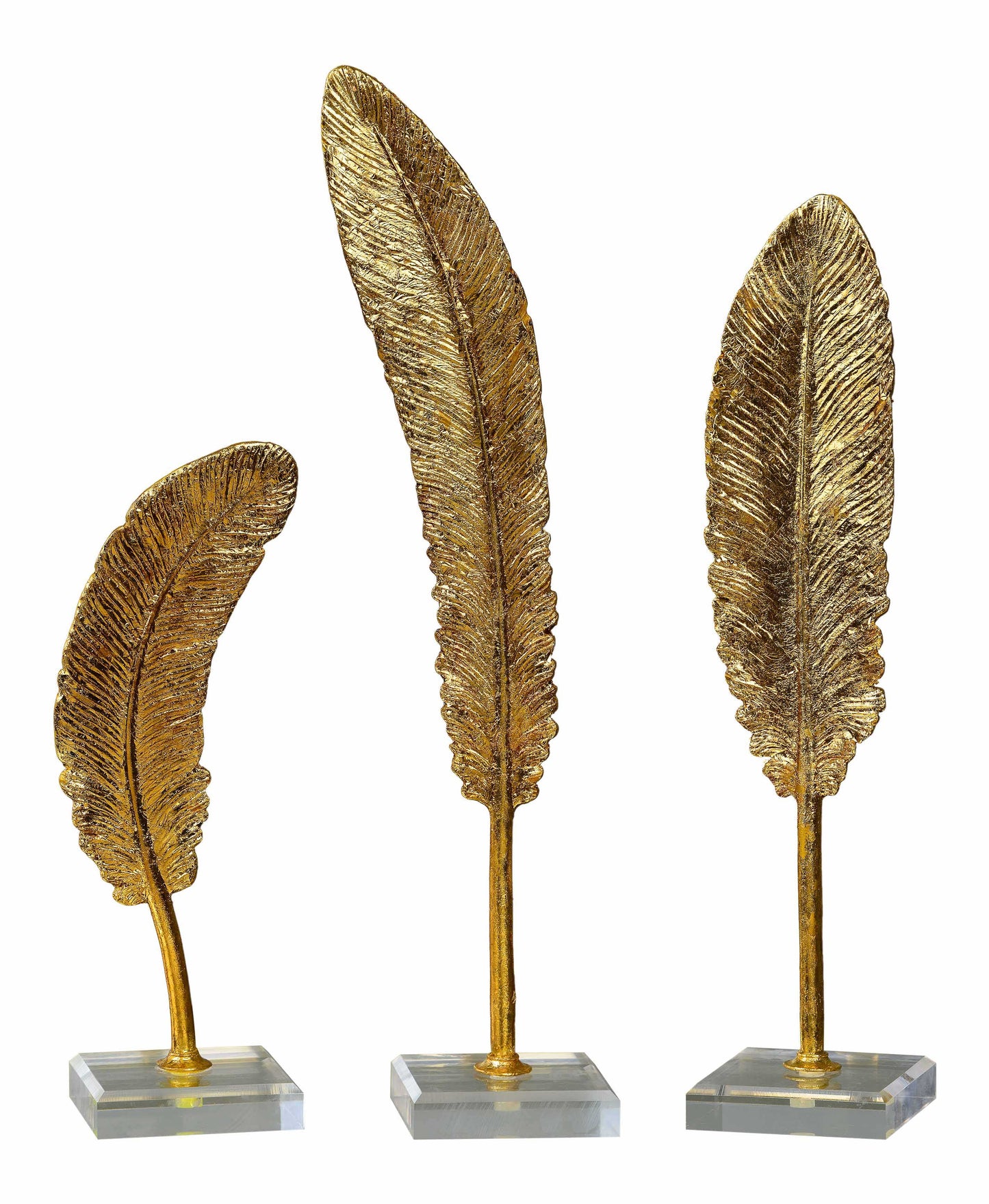 FEATHERS SCULPTURE, S/3