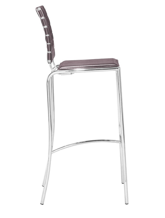 Silla de bar Criss Cross Espresso
