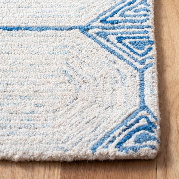 Tapete Abstract Collection Design: ABT658A Marfil/Azul