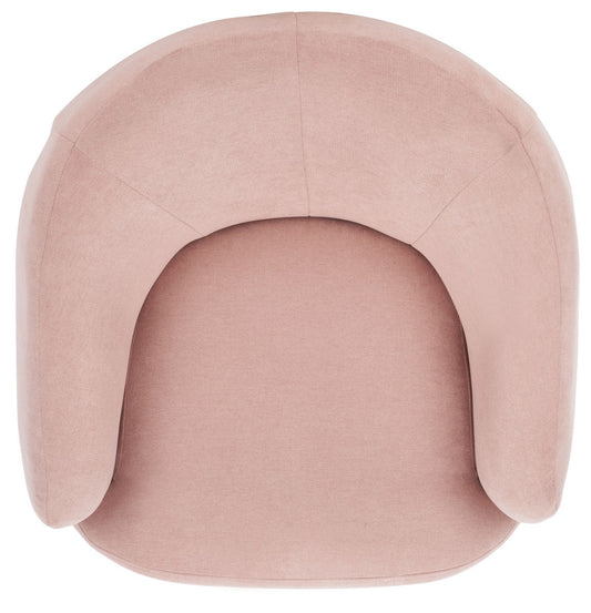 Silla decorativa tapizada Ezro