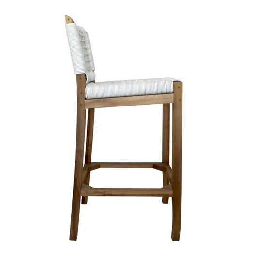 Banco de teca y polyrattan Milando