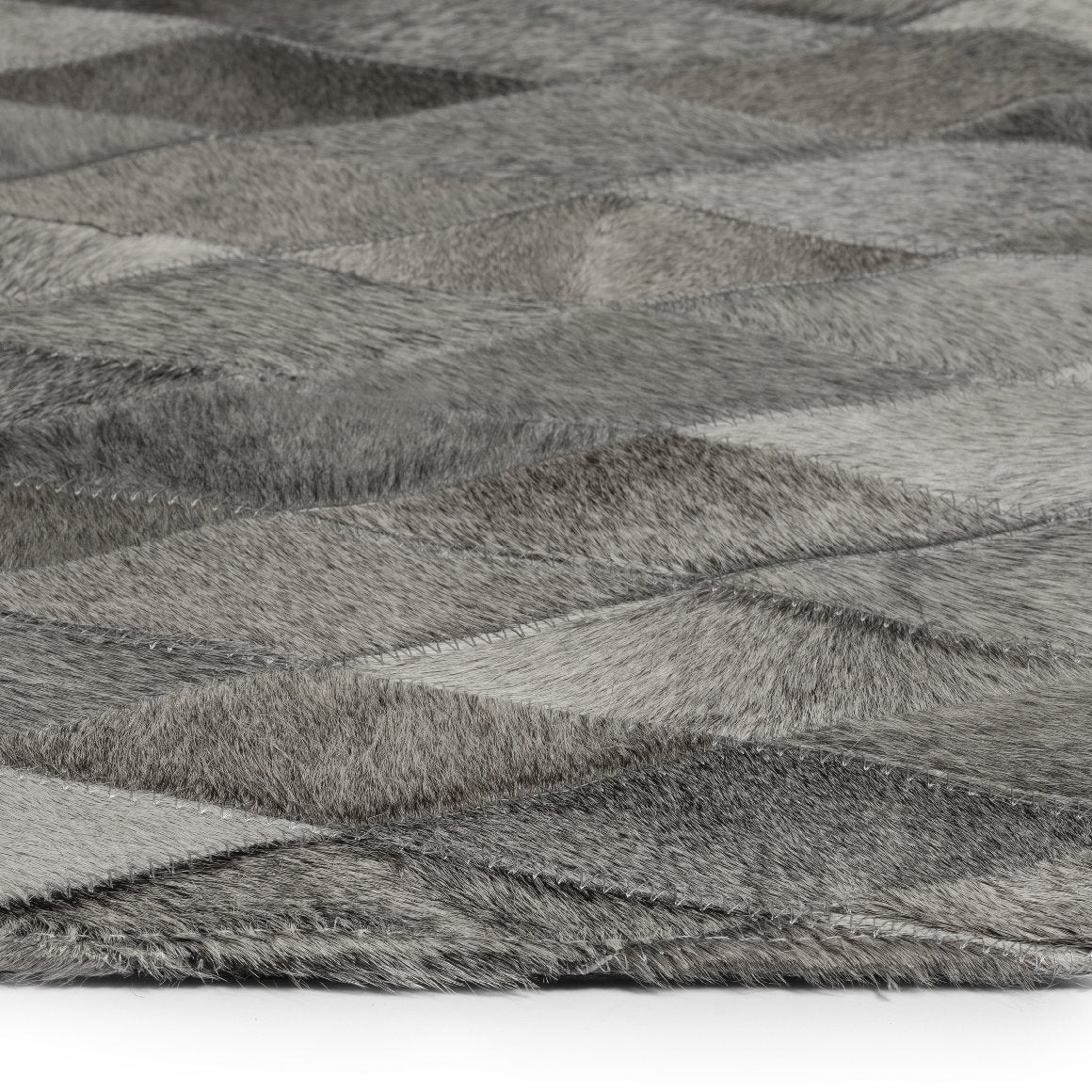 Tapete Cow Hide Rug Diamond Grey