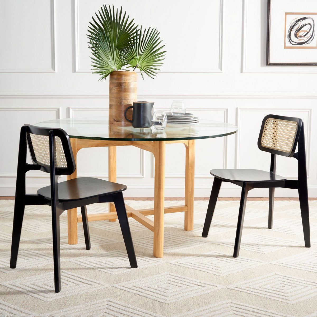 Silla de Comedor de Caña Luz