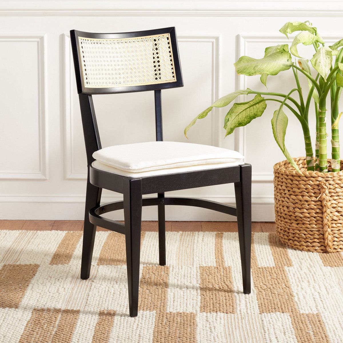 Silla de comedor de mimbre Galway