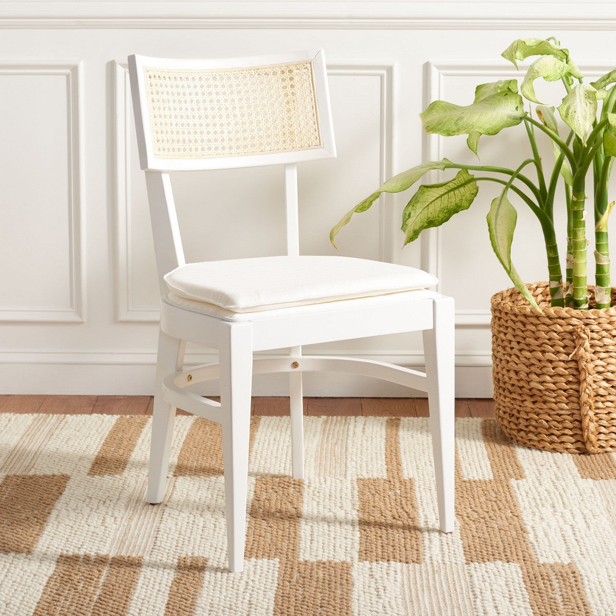 Silla de comedor de mimbre Galway