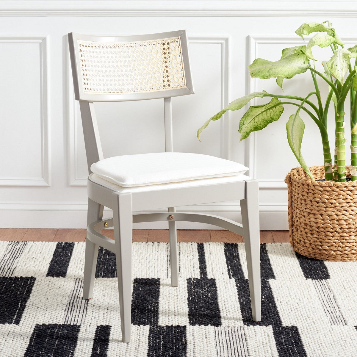 Silla de comedor de mimbre Galway
