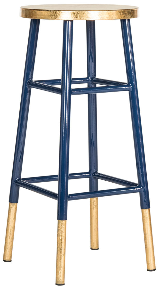 Emery Dipped Gold Leaf Bar Stool