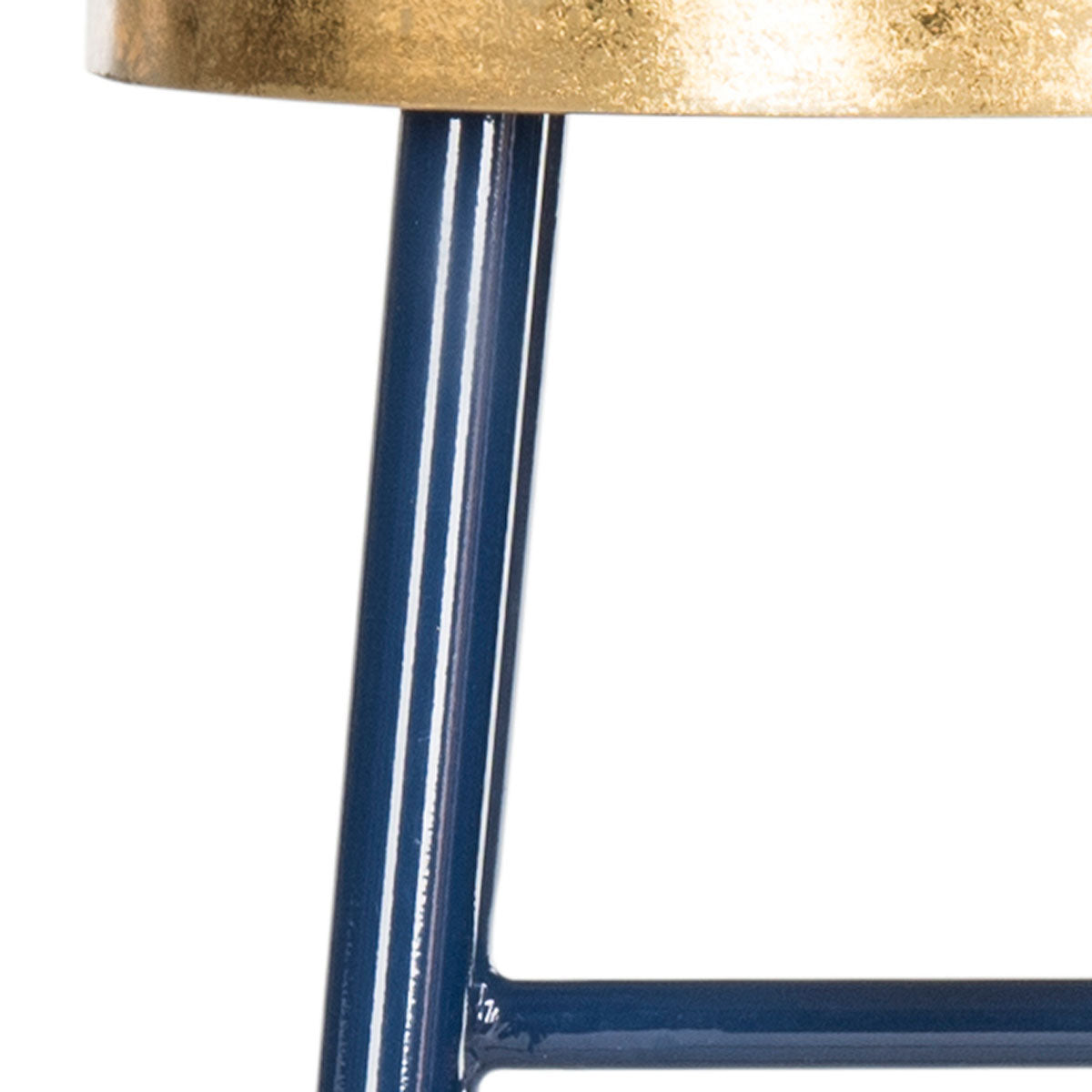 Emery Dipped Gold Leaf Bar Stool