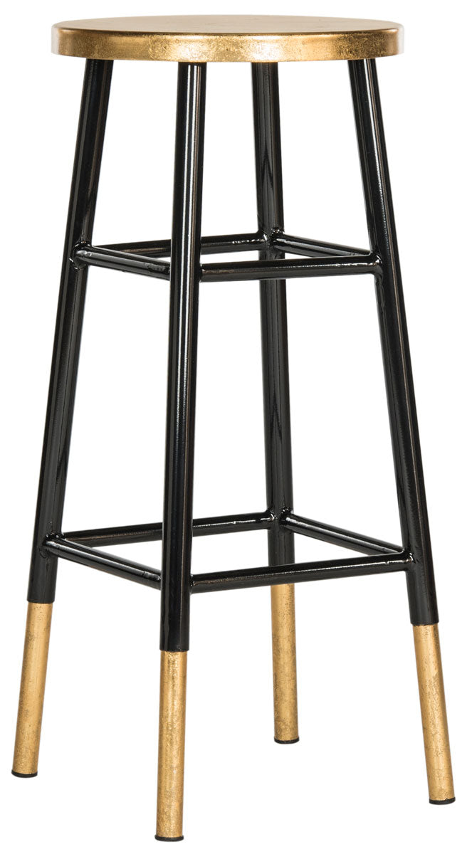 Emery Dipped Gold Leaf Bar Stool