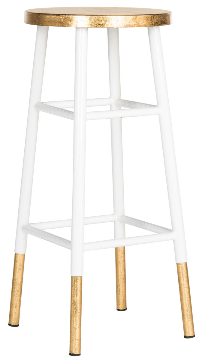 Emery Dipped Gold Leaf Bar Stool