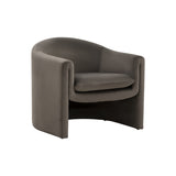 Silla decorativa de terciopelo Laylette