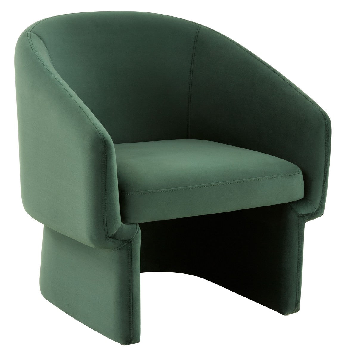 Sillón decorativo con respaldo de barril Susie