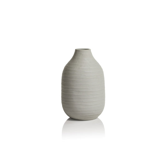 Delano Porcelain Vase - White - Medium