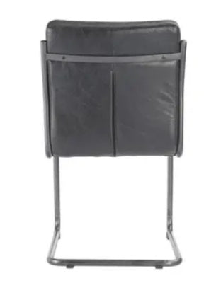 Ansel Dining Chair Grazed Brown Leather