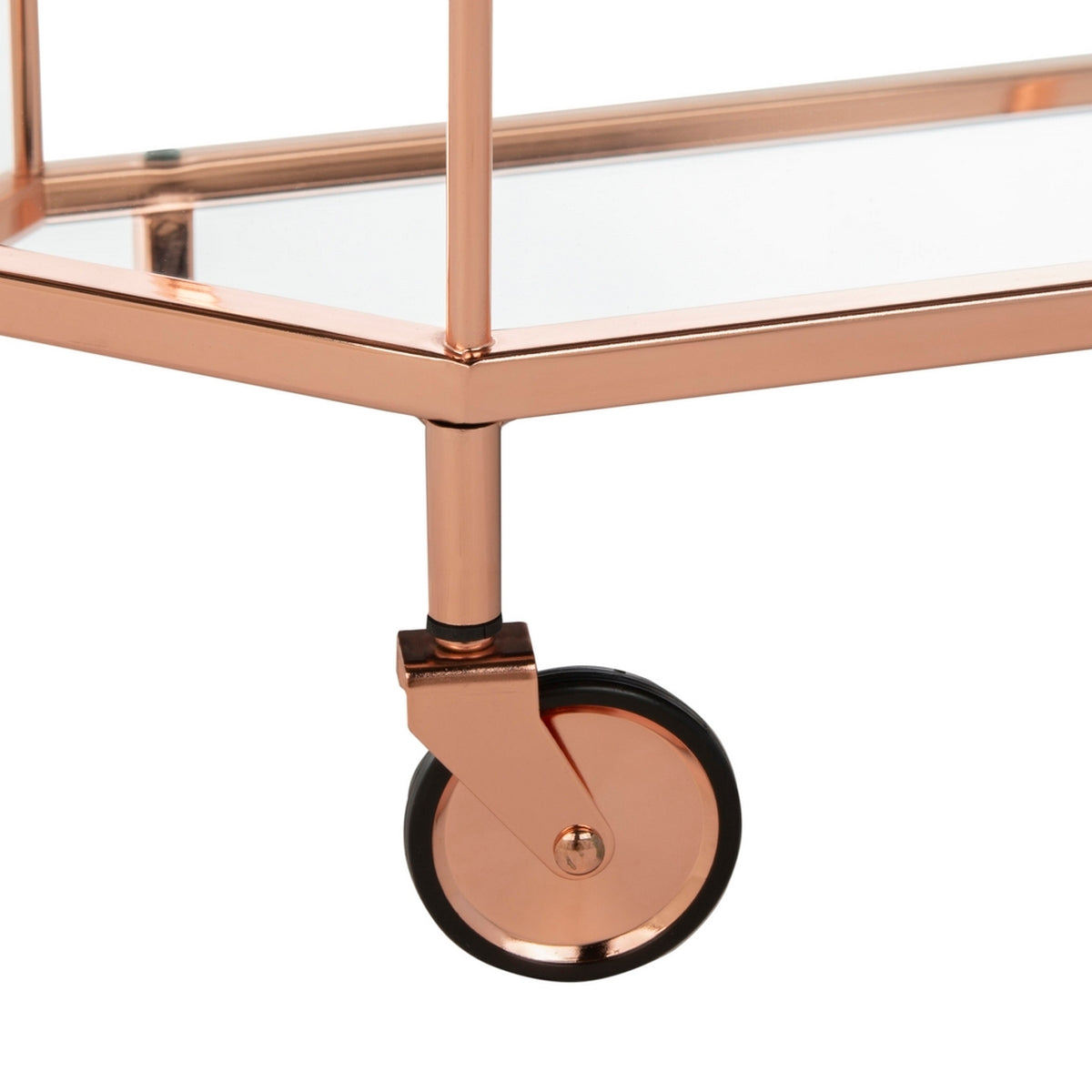 Silva 2 Tier Octagon Bar Cart