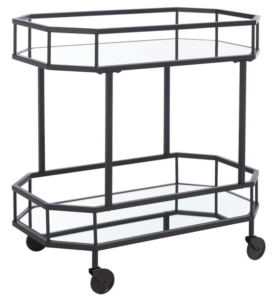 Silva 2 Tier Octagon Bar Cart