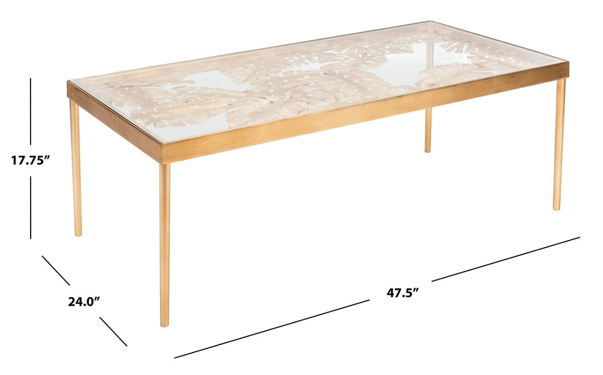 Leilani Palm Leaf Coffee Table