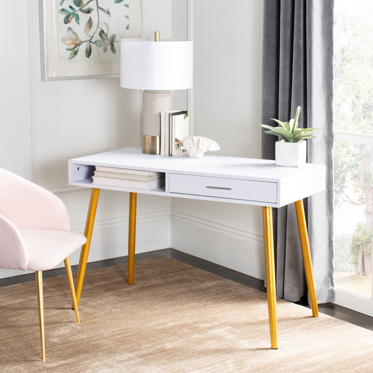 Jorja 1 Drawer 1 Shelf Desk