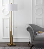 AMBROSIO 61-INCH H FLOOR LAMP SIDE TABLE