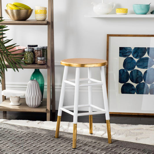 Emery Dipped Gold Leaf Counterstool