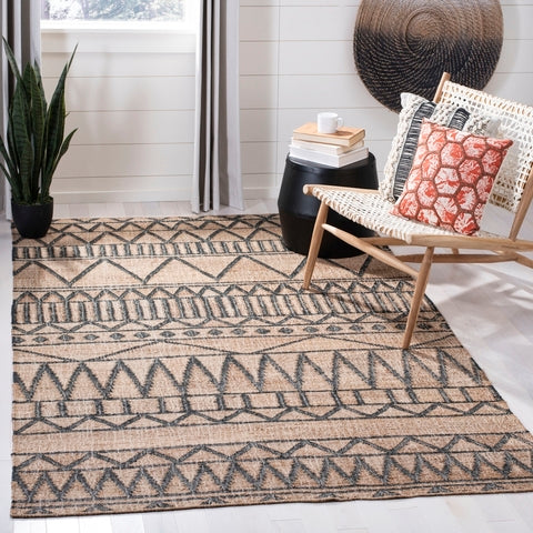 Tapete Kilim Collection Design: KLM752A Natural/Carbon