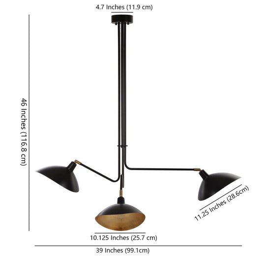 LEWIS METAL PENDANT LAMP