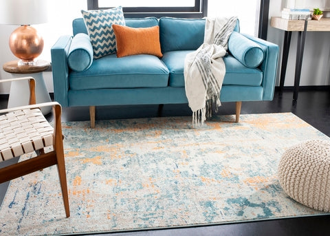 Tapete Madison Collection Design: MAD457B Azul claro/Beige