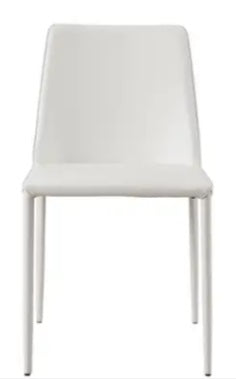 Nora Dining Chair Black Vegan Leather - Set Of Two