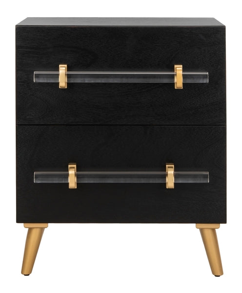 Mesita de noche de 2 cajones Sienne