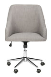 Silla de oficina giratoria adrienne velvet/lino